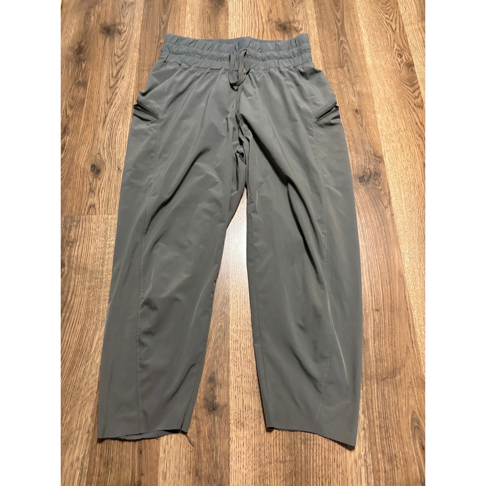 LEG3ND Pants Womens Size XS Gray Activewear Jogger Elastic Waist Zipper Pockets